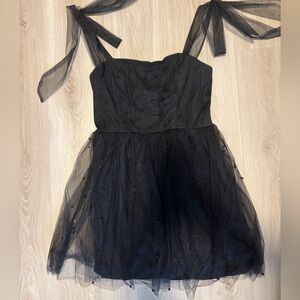NWT BLACK BABY DOLL DRESS